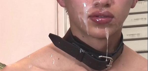 Boy Banged - Daddy Bareback Fucks Boy In Gay Bar